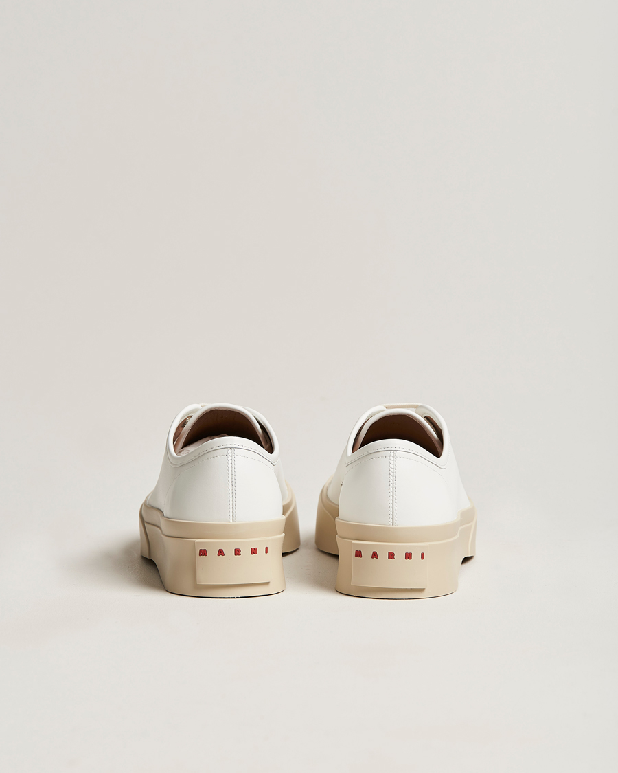 Herre | Sneakers | Marni | Pablo Leather Sneakers Lily White