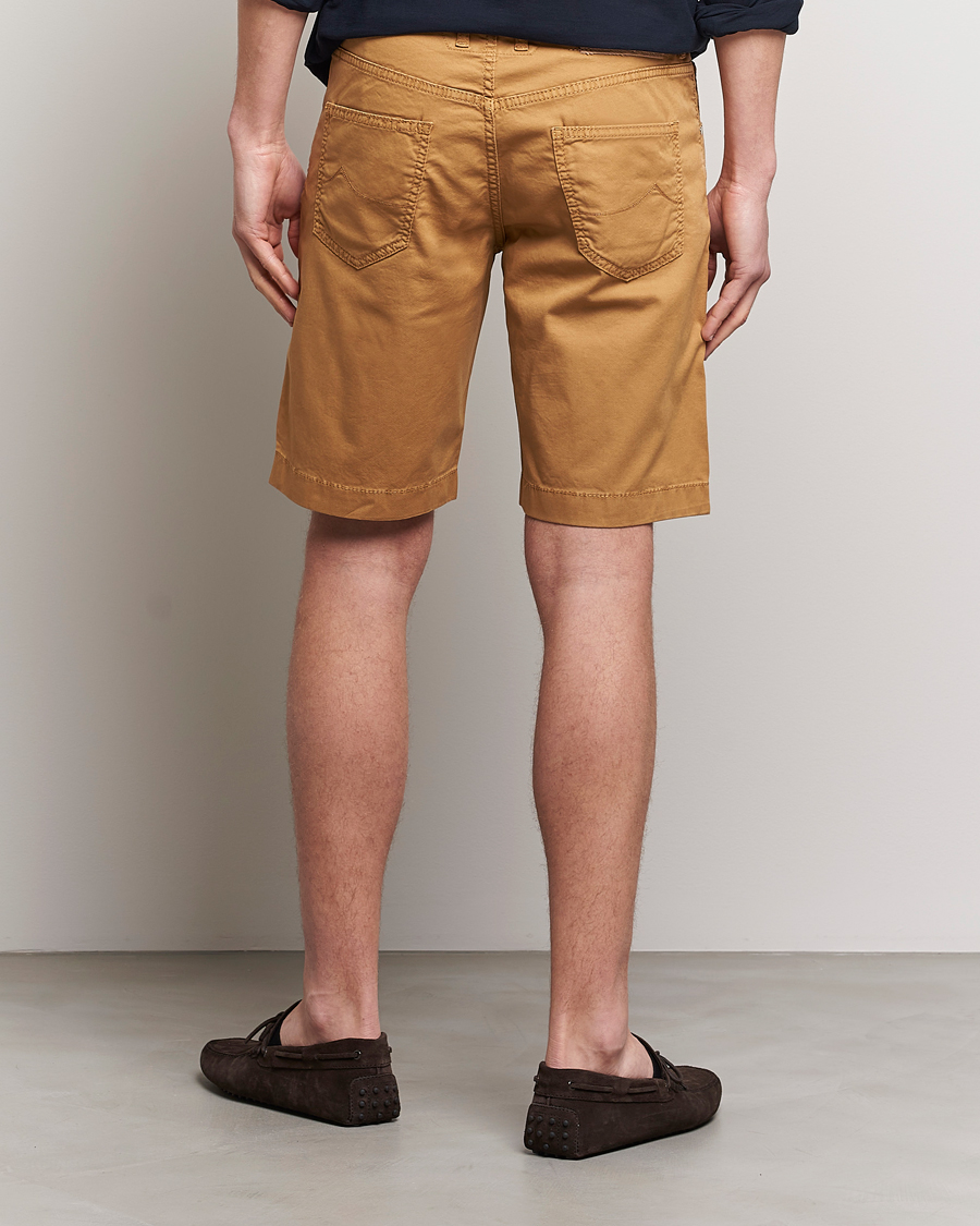 Herre | Shorts | Jacob Cohën | Nicolas Cotton Twill Shorts Beige