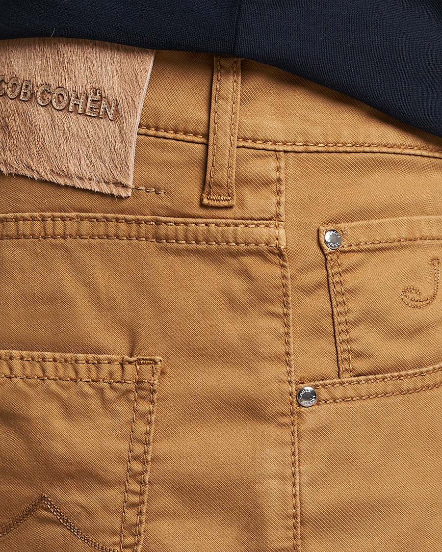 Herre | Shorts | Jacob Cohën | Nicolas Cotton Twill Shorts Beige