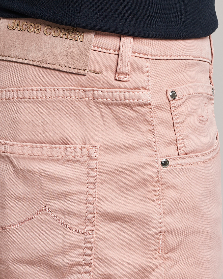 Herre | Shorts | Jacob Cohën | Nicolas Cotton Twill Shorts Pink