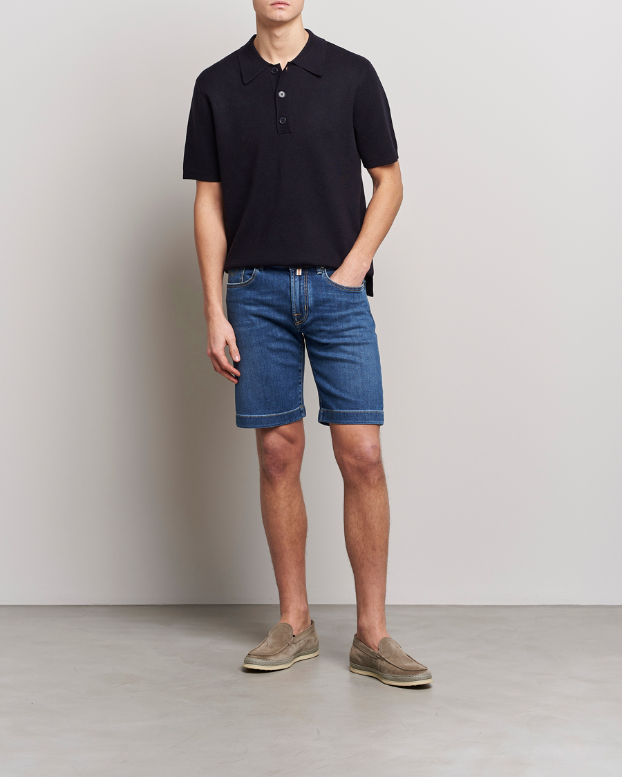 Herre | Shorts | Jacob Cohën | Nicolas Jeans Shorts Mid Blue