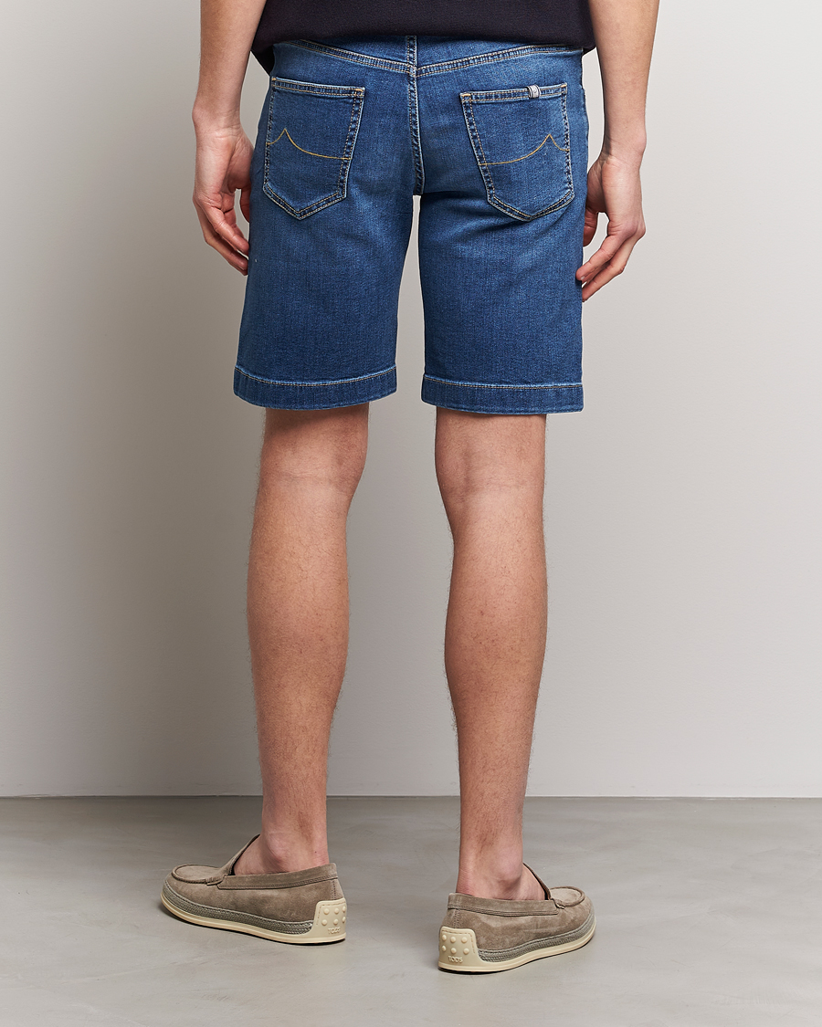Herre | Shorts | Jacob Cohën | Nicolas Jeans Shorts Mid Blue