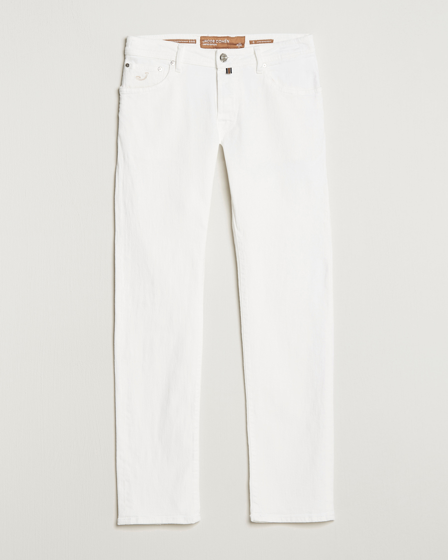Herre | Jeans | Jacob Cohën | Nick Limited Edition Slim Fit Jeans White