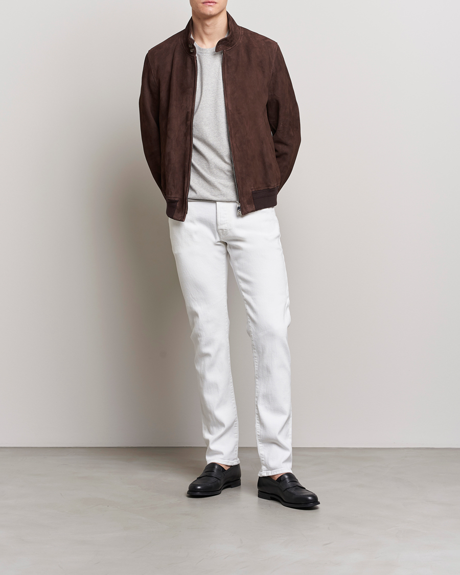 Herre | Jeans | Jacob Cohën | Nick Limited Edition Slim Fit Jeans White