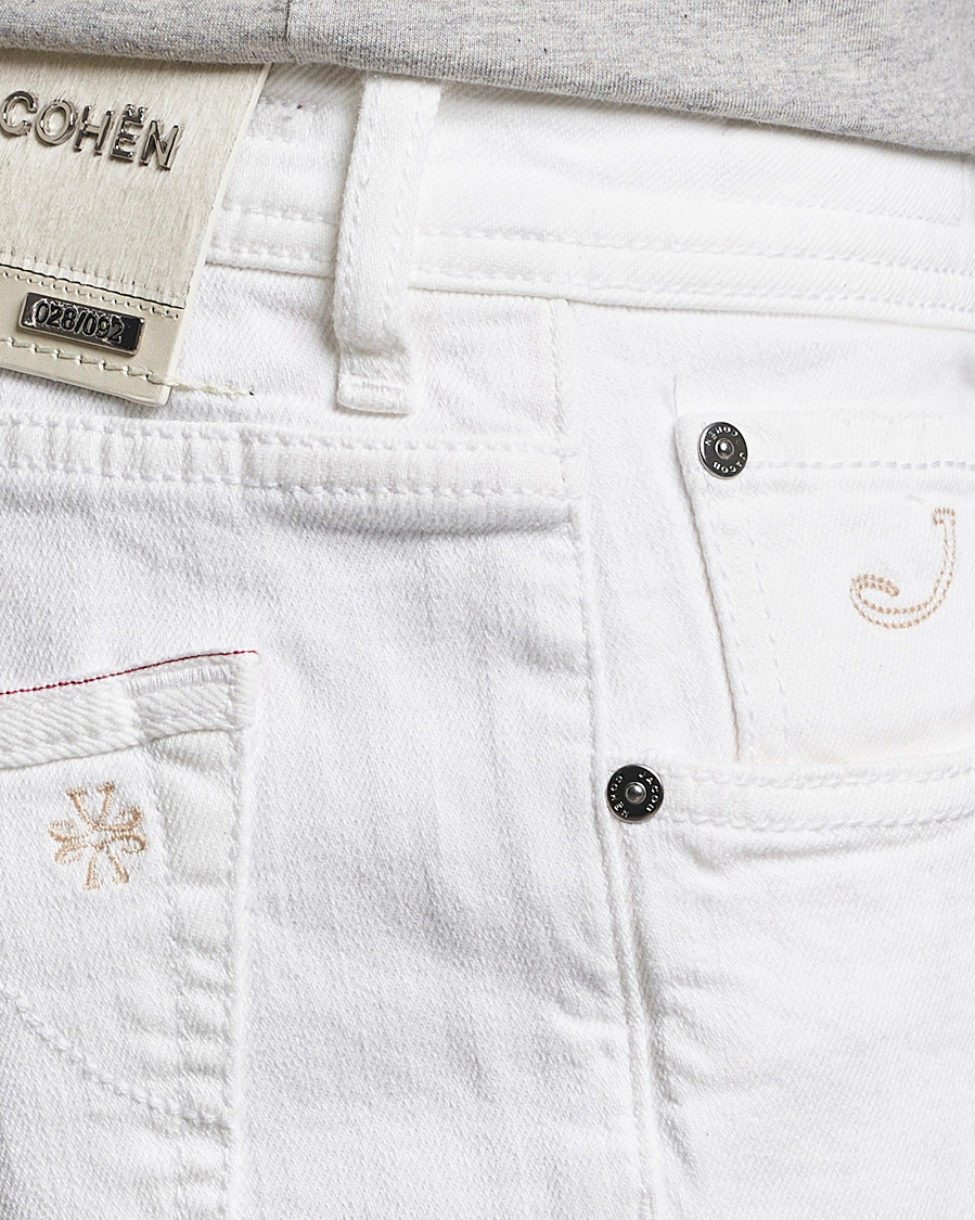 Herre | Jeans | Jacob Cohën | Nick Limited Edition Slim Fit Jeans White