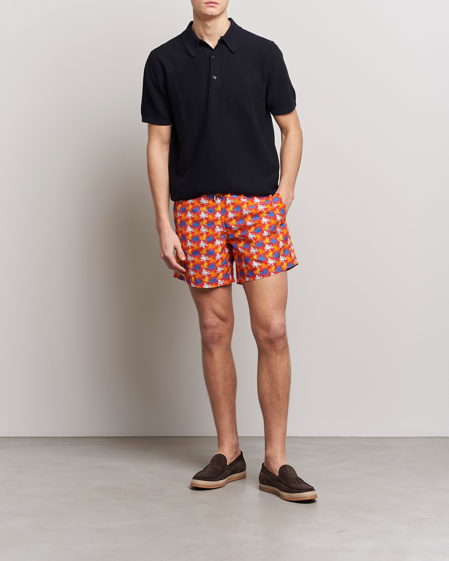 Herre | Badeshorts | Vilebrequin | Moorea Swimshorts Coquelicot