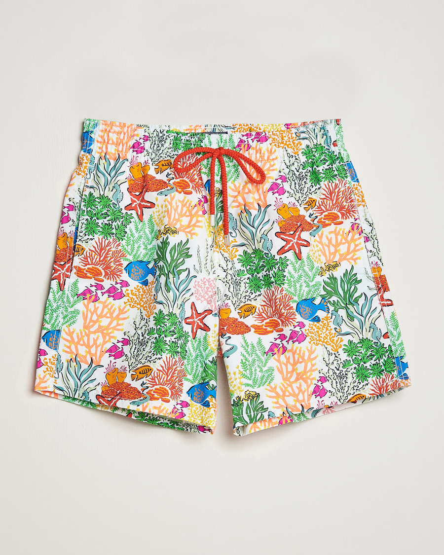 Herre | Badeshorts | Vilebrequin | Moorea Swimshorts Blanc
