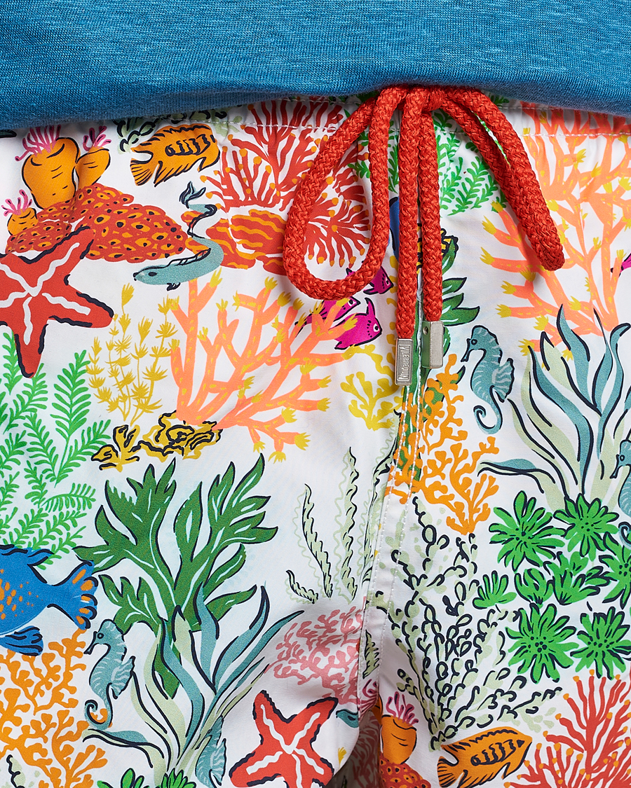 Herre | Badeshorts | Vilebrequin | Moorea Swimshorts Blanc