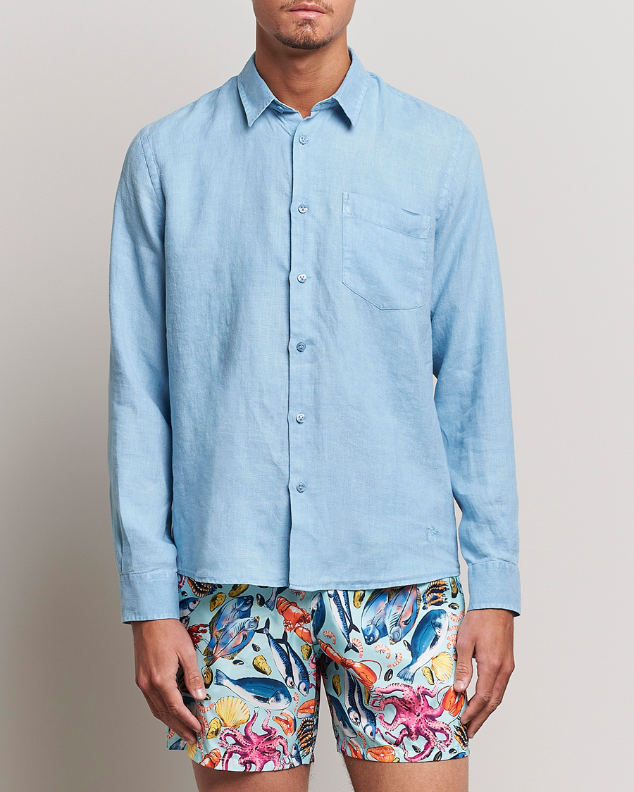 Herre | | Vilebrequin | Caroubis Linen Shirt Source