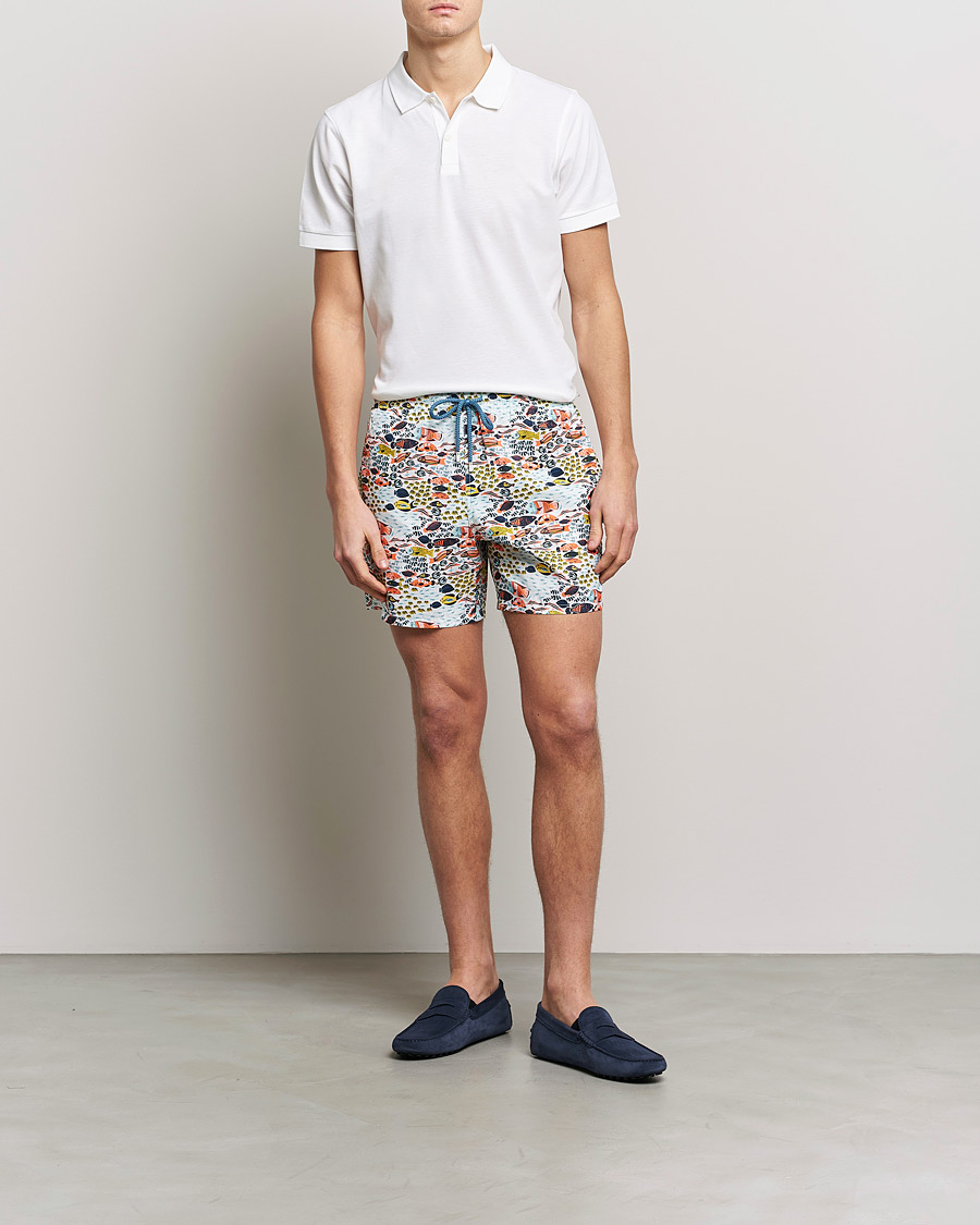 Herre | Badeshorts | Vilebrequin | Mahina Swimshorts Blanc
