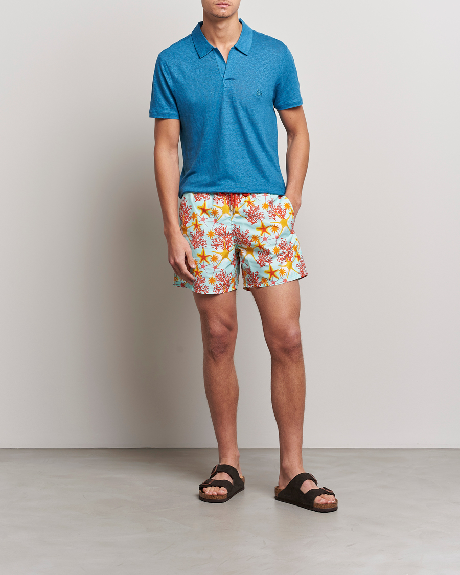 Herre | Pikéer | Vilebrequin | Jersey Linen Polo Calanque