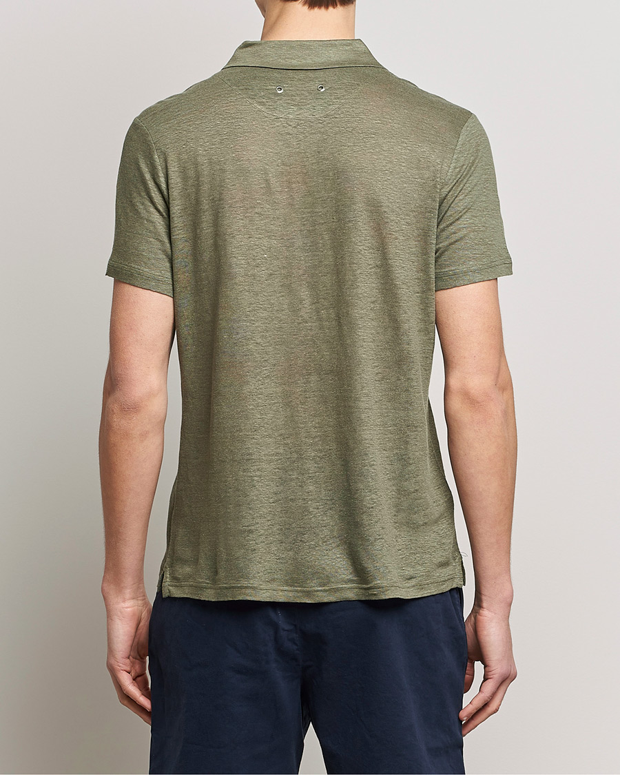 Herre | Pikéer | Vilebrequin | Jersey Linen Polo Olivier