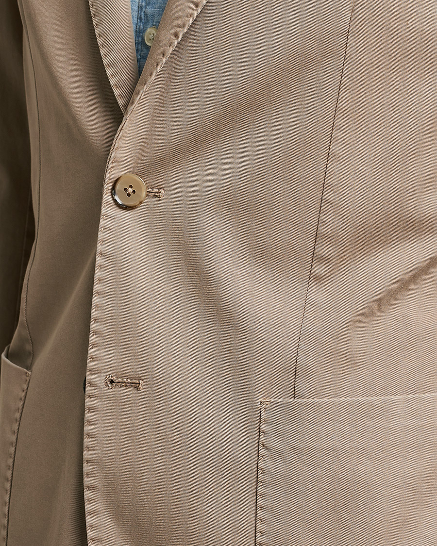 Herre | Dressjakker | L.B.M. 1911 | Jack Regular Fit Cotton Stretch Blazer Taupe