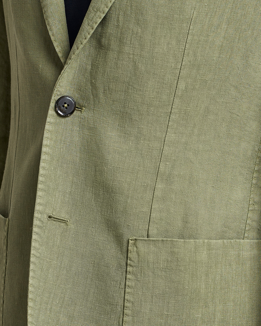 Herre | Dressjakker | L.B.M. 1911 | Jack Regular Fit Linen Blazer Light Green