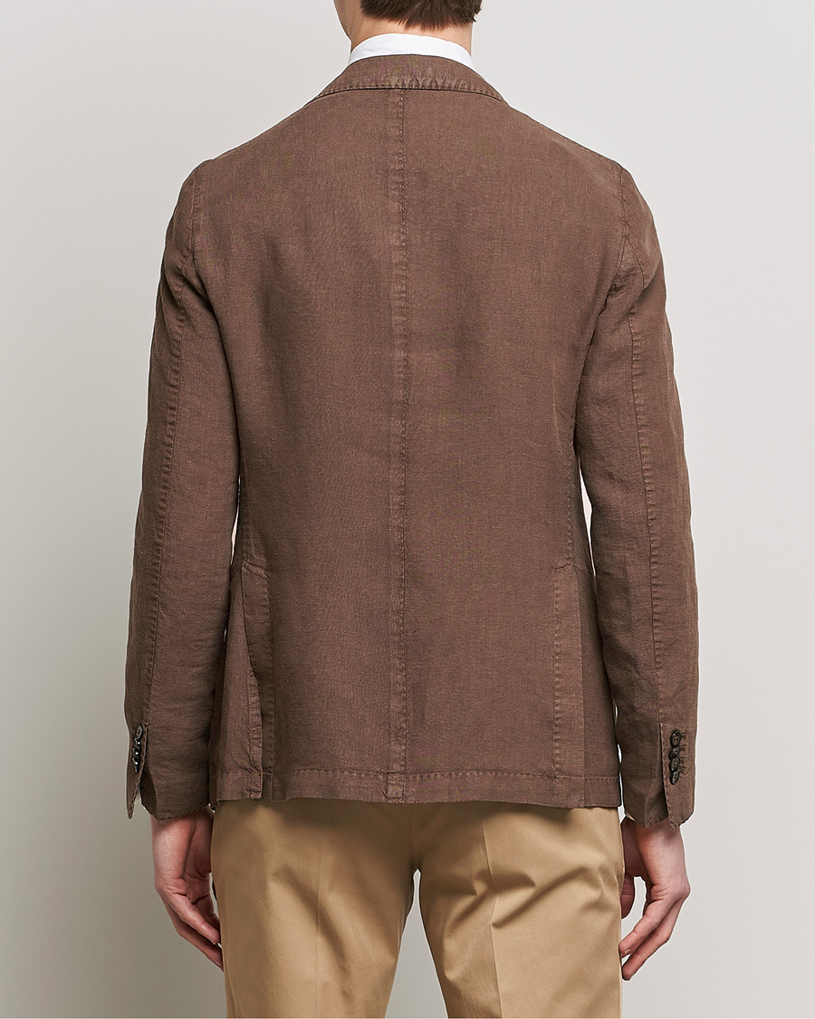 Herre | Dressjakker | L.B.M. 1911 | Jack Regular Fit Linen Blazer Brown