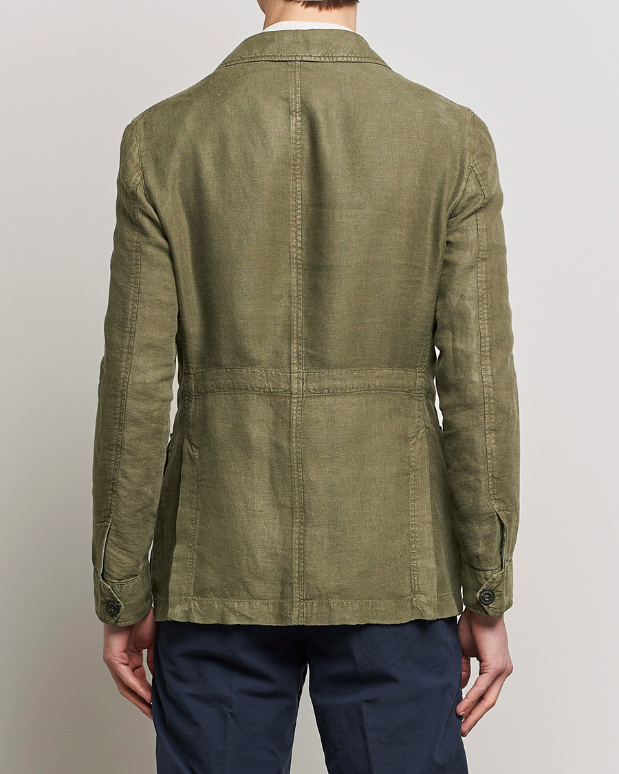 Herre | Dressjakker | L.B.M. 1911 | Linen Safari Jacket Olive