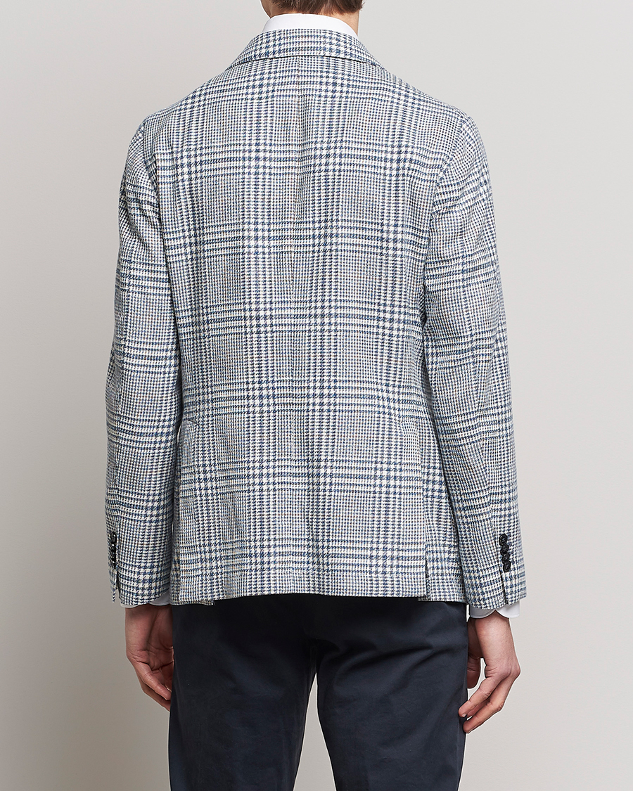 Herre | Dressjakker | L.B.M. 1911 | Jack Regular Fit Houndstooth Checked Blazer Blue