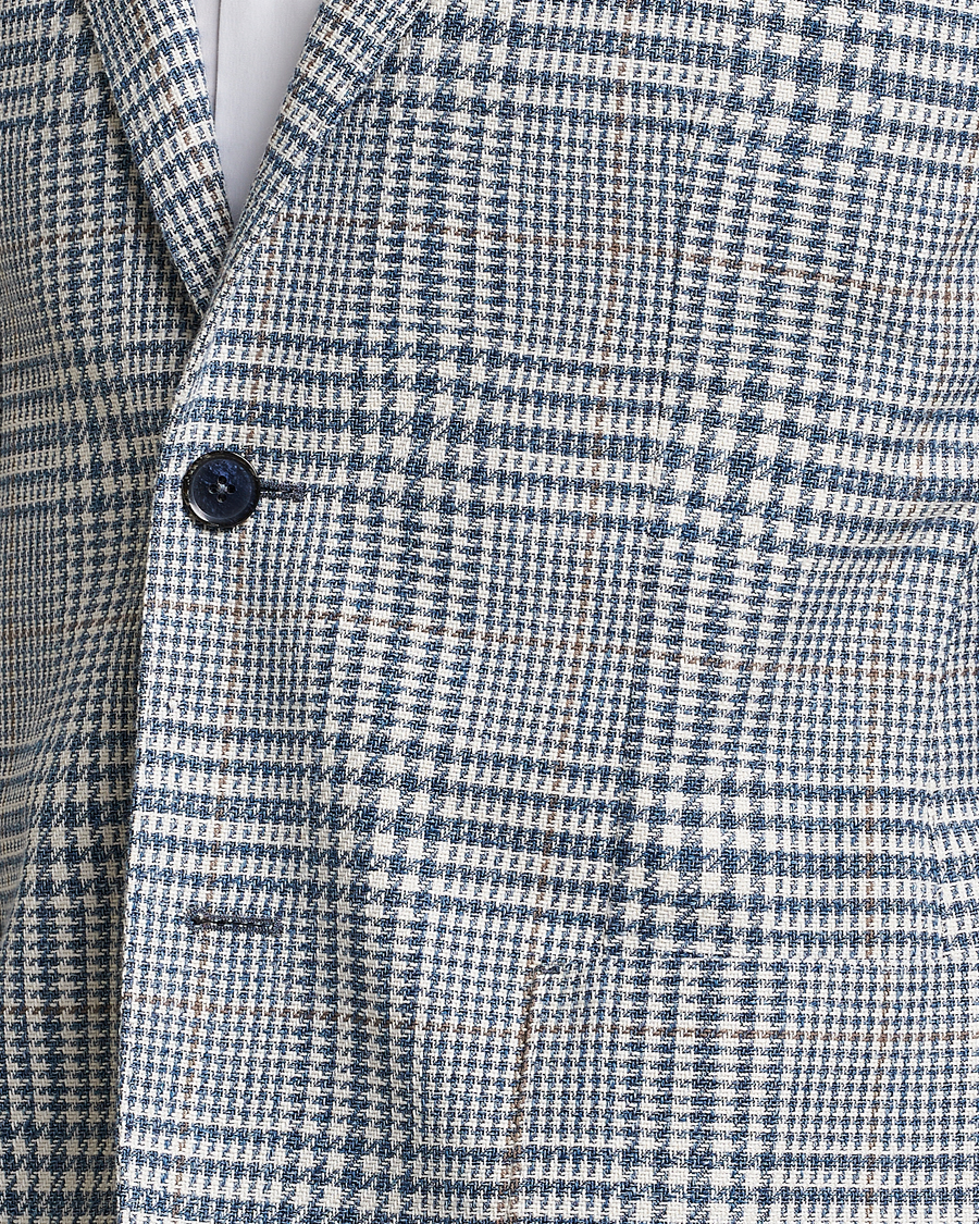 Herre | Dressjakker | L.B.M. 1911 | Jack Regular Fit Houndstooth Checked Blazer Blue