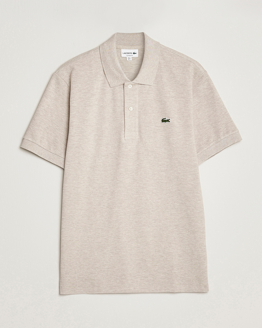 Herre | Pikéer | Lacoste | Original Melange Polo Piké Heather Wicker