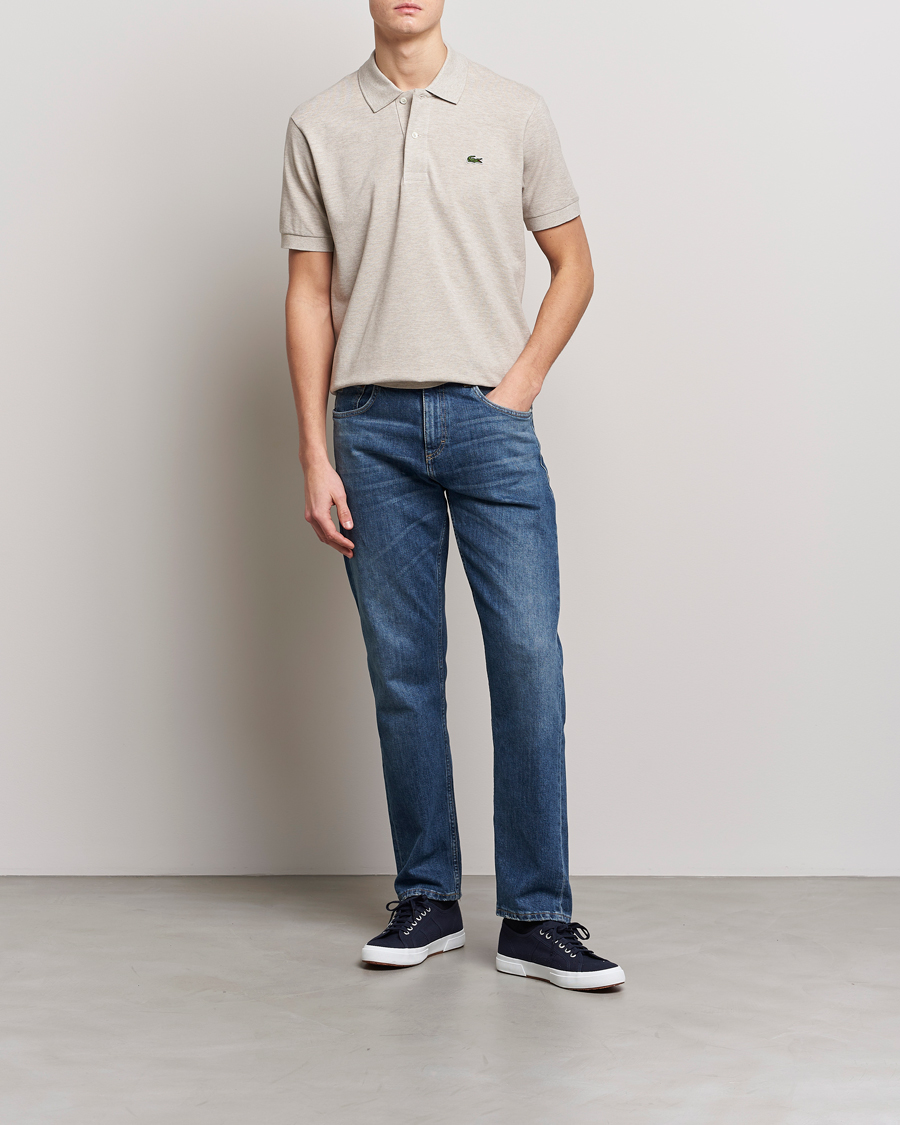 Herre | Pikéer | Lacoste | Original Melange Polo Piké Heather Wicker