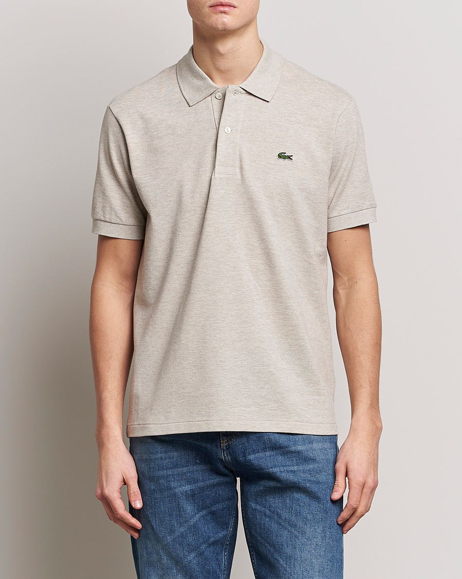 Herre |  | Lacoste | Original Melange Polo Piké Heather Wicker