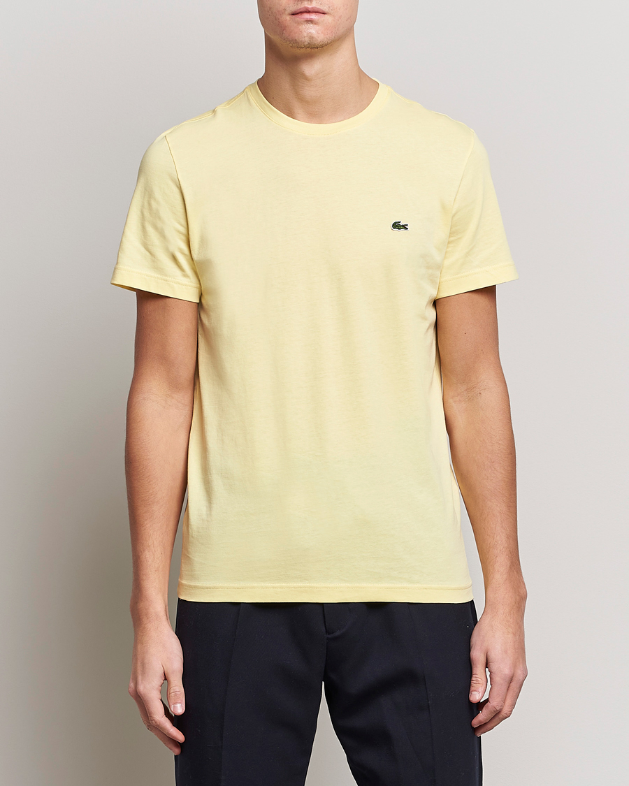 Herre |  | Lacoste | Crew Neck Tee Yellow