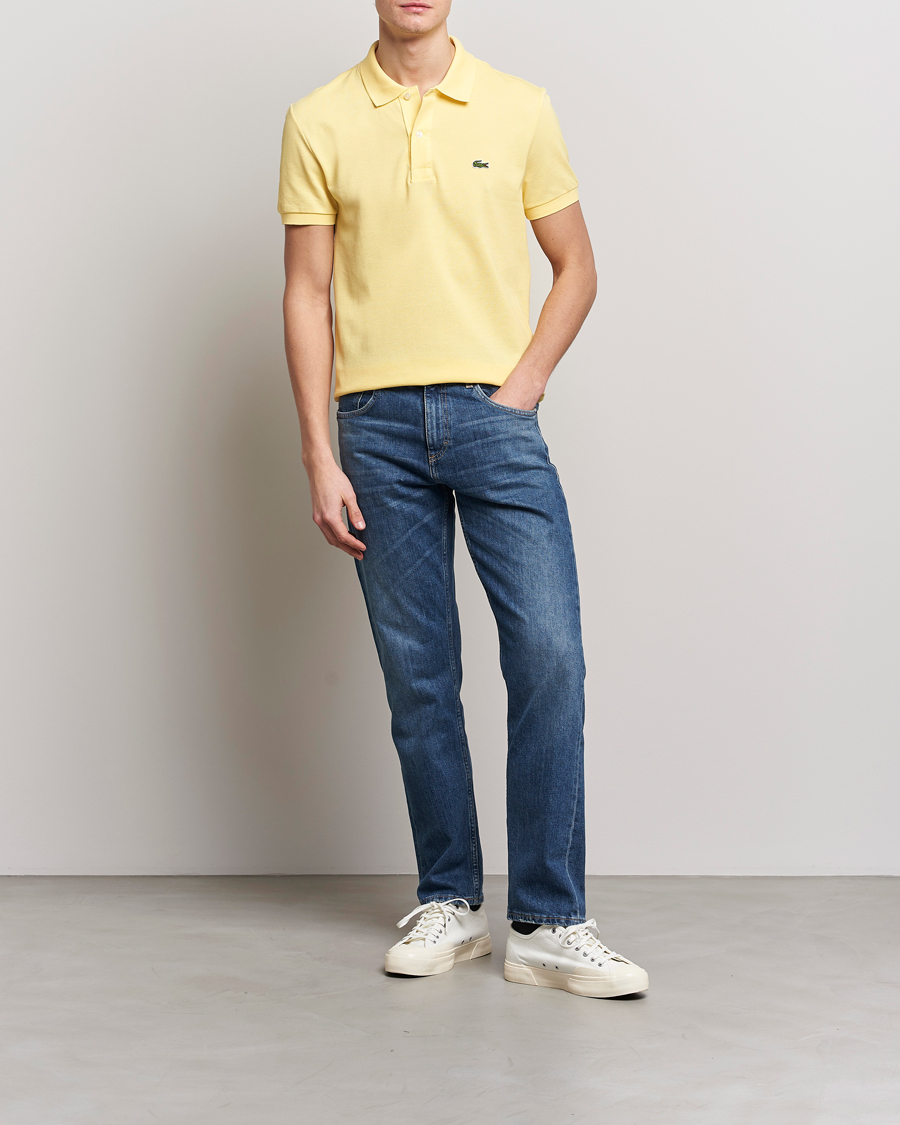 Herre | Pikéer | Lacoste | Slim Fit Polo Piké Yellow