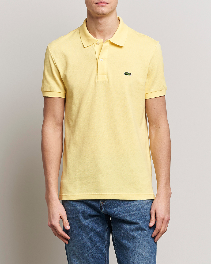 Herre | Kortermet piké | Lacoste | Slim Fit Polo Piké Yellow