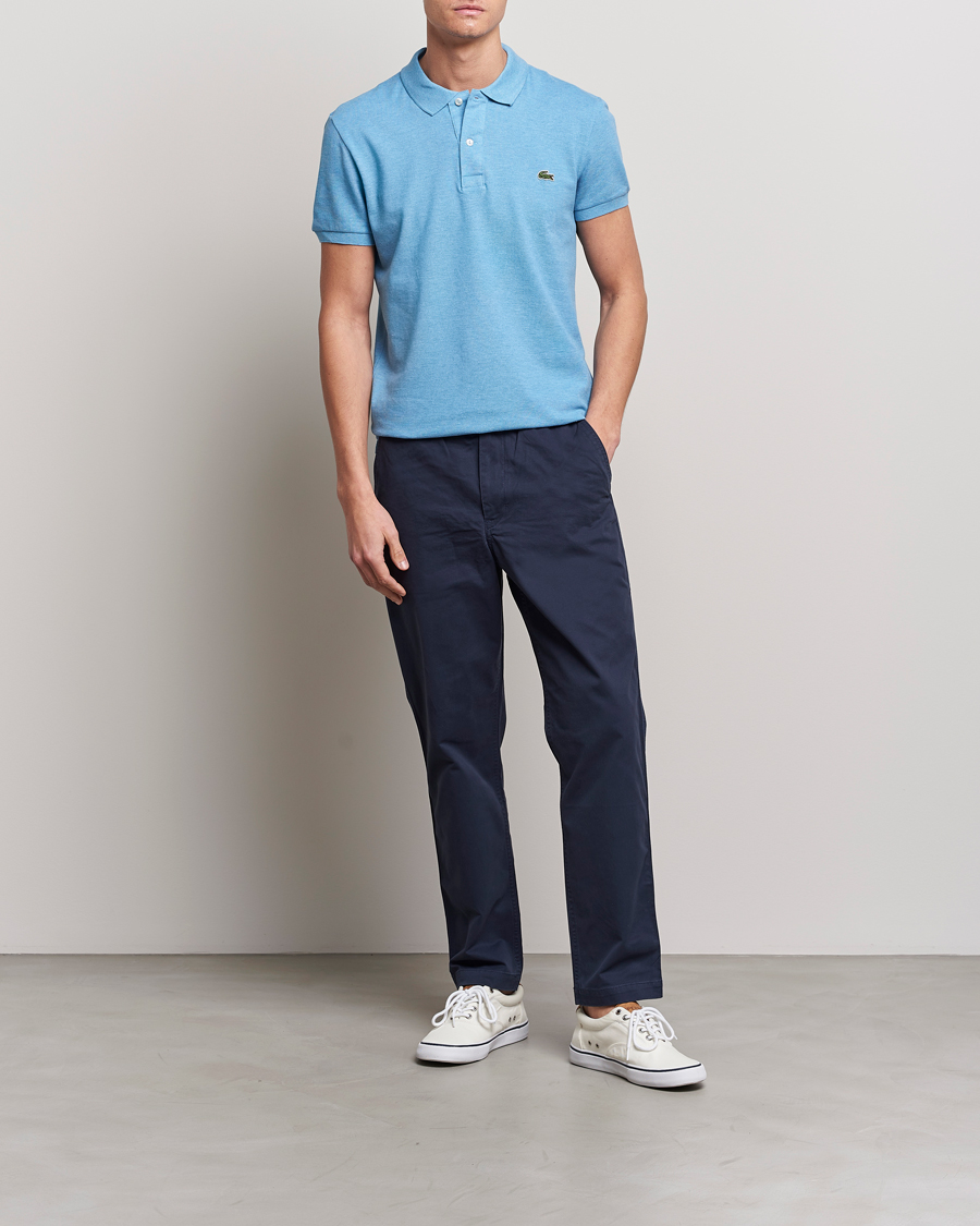 Herre | Pikéer | Lacoste | Slim Fit Polo Piké Heather Thermal
