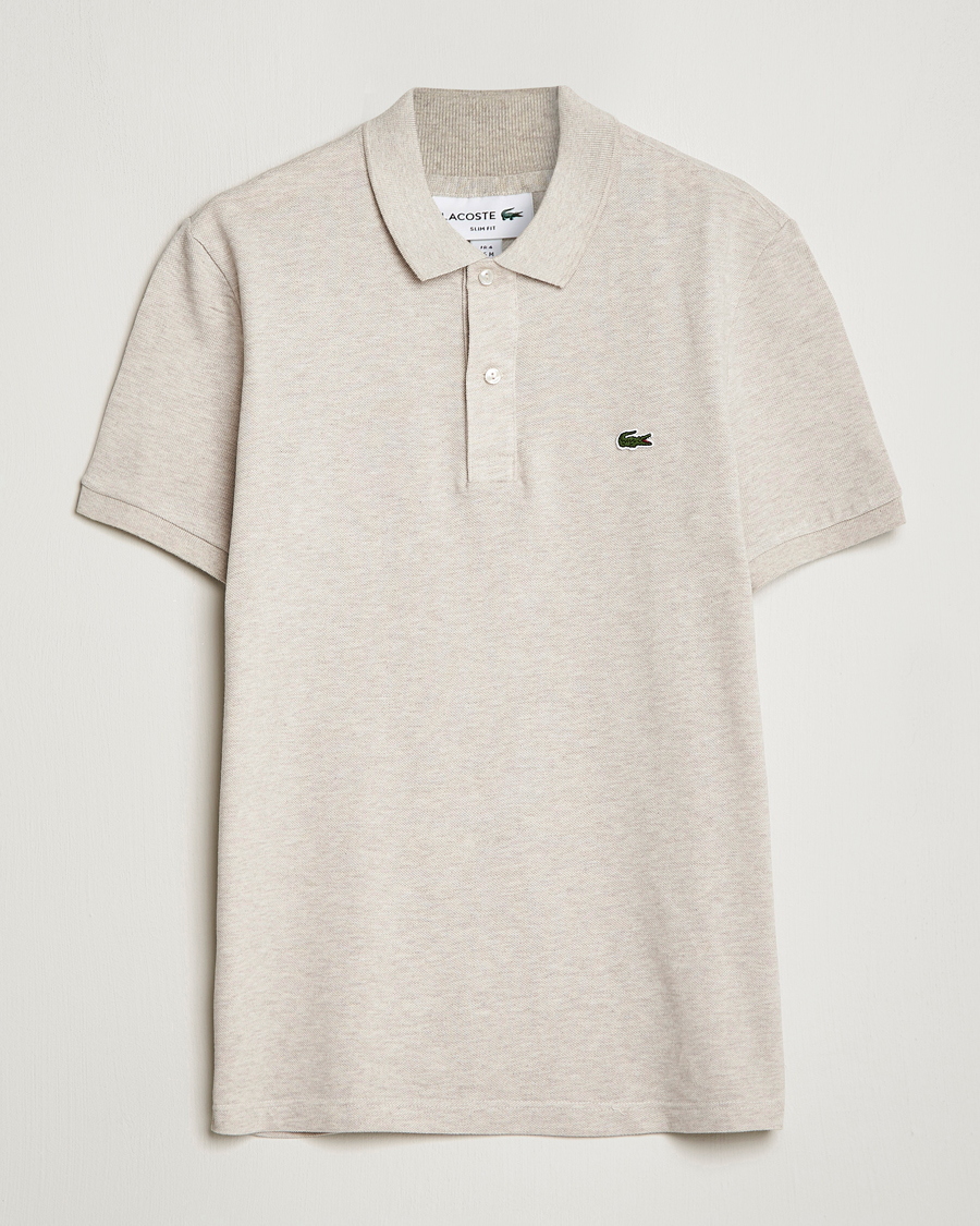 Herre | Pikéer | Lacoste | Slim Fit Polo Piké Heather Wicker