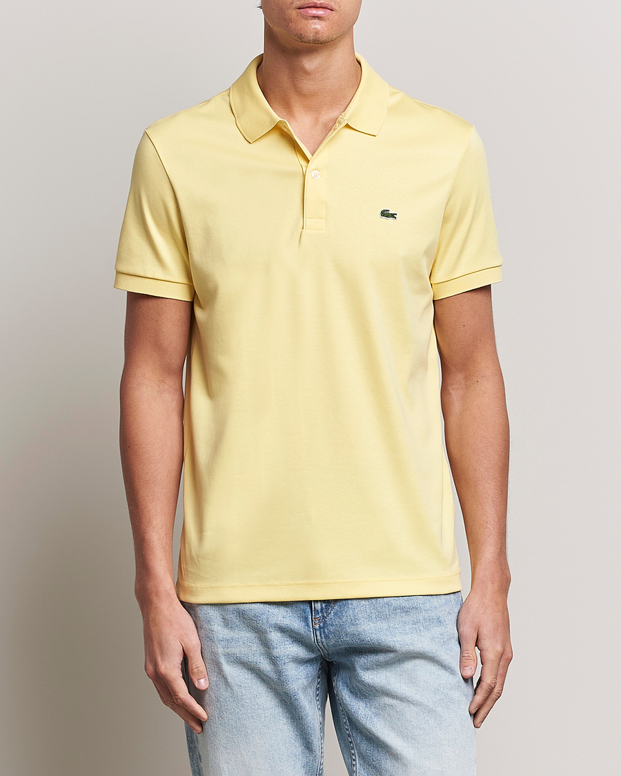 Herre | Pikéer | Lacoste | Pima Interlock Piké Yellow