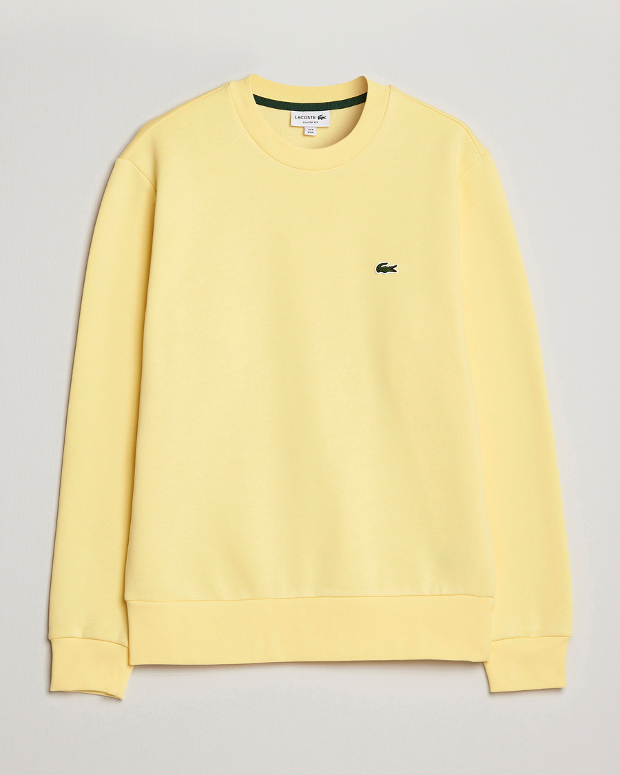 Herre | Gensere | Lacoste | Crew Neck Sweatshirt Yellow