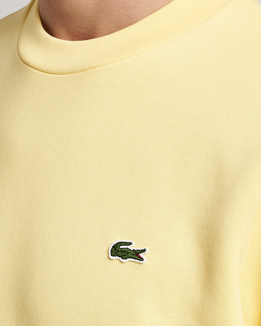 Herre | Gensere | Lacoste | Crew Neck Sweatshirt Yellow