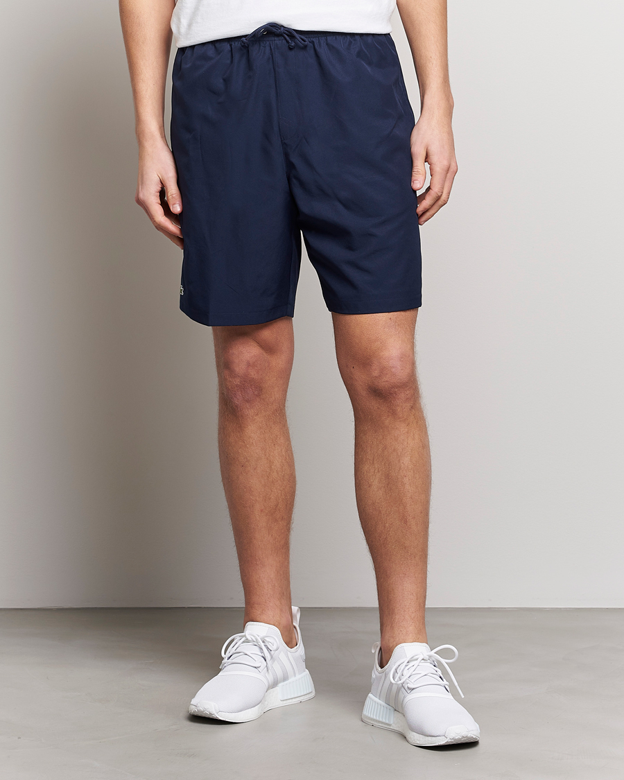 Herre | Funksjonsshorts | Lacoste Sport | Performance Tennis Drawsting Shorts Navy Blue