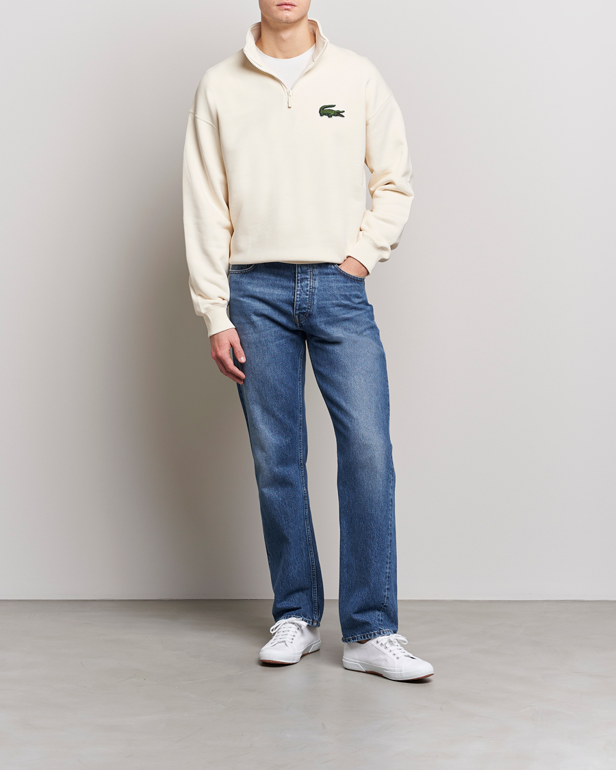 Herre | Gensere | Lacoste | Organic Cotton Half Zip Sweater Lapland