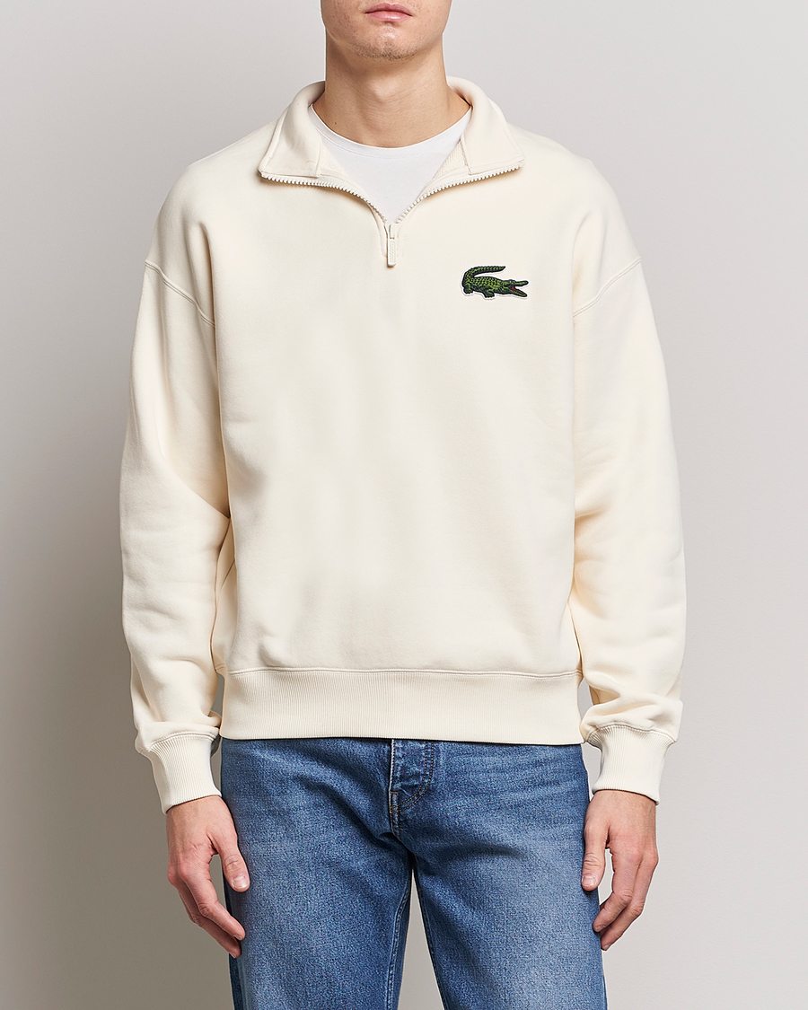 Herre | Gensere | Lacoste | Organic Cotton Half Zip Sweater Lapland