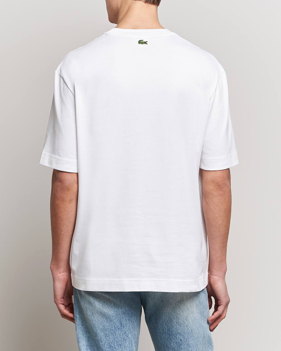 Herre | T-Shirts | Lacoste | Loose Fit T-Shirt White