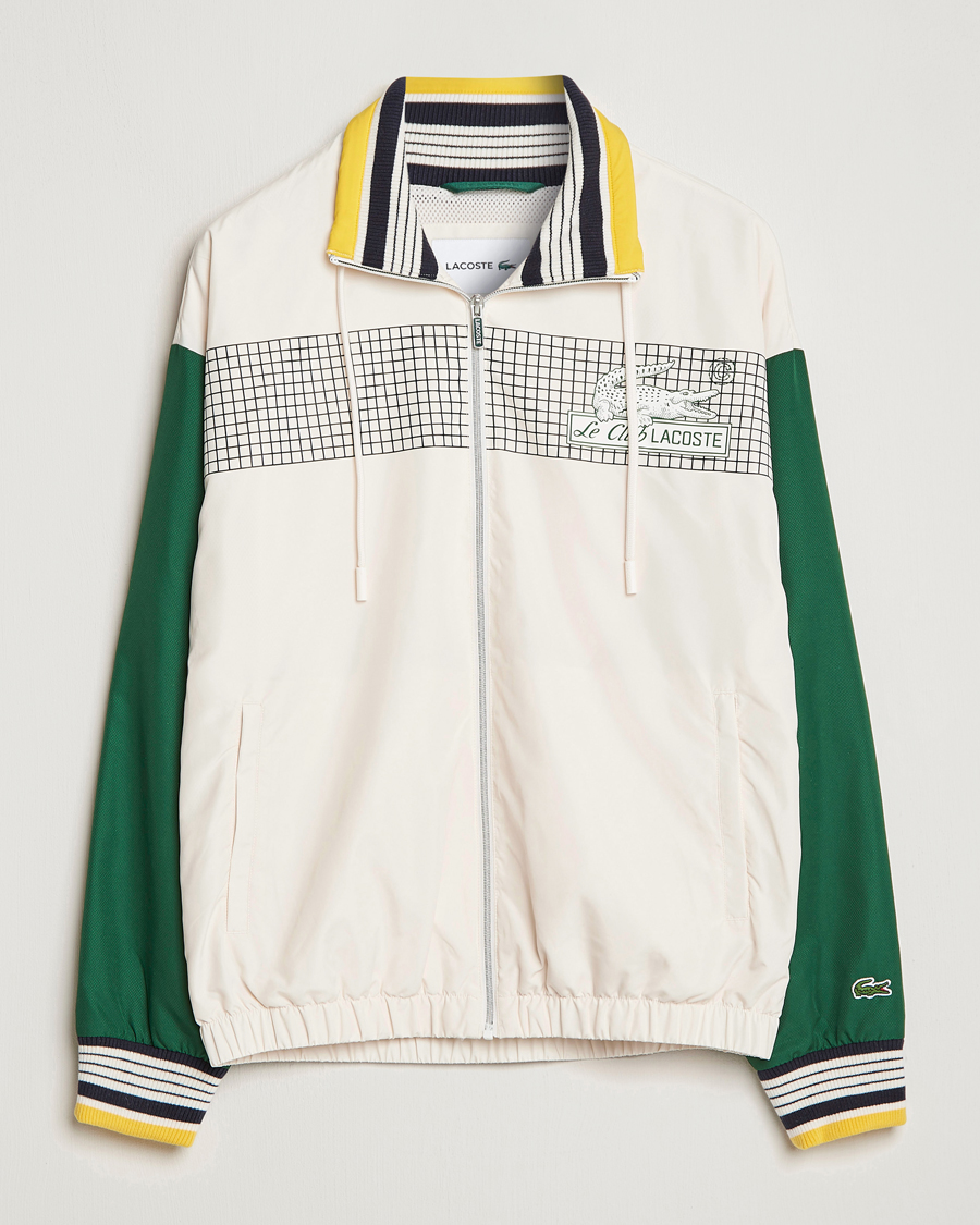 Herre | Jakker | Lacoste | Héritage net Print Water Repellent Jacket Lapland