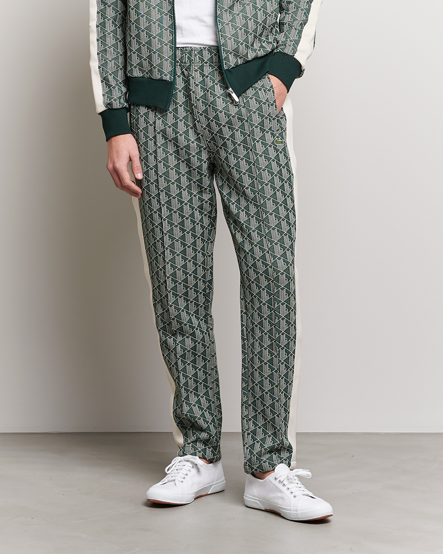 Herre | Bukser | Lacoste | Monogram Trackpant Green/Wood Shaving