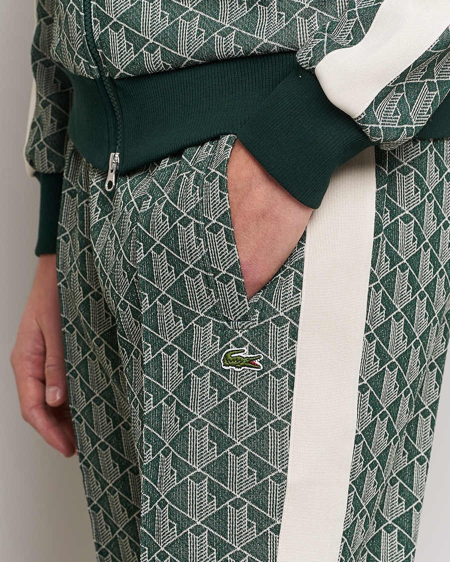 Herre | Bukser | Lacoste | Monogram Trackpant Green/Wood Shaving