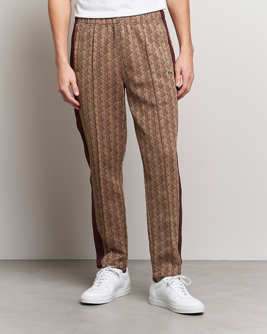 Herre |  | Lacoste | Monogram Trackpant Viennese/Expresso