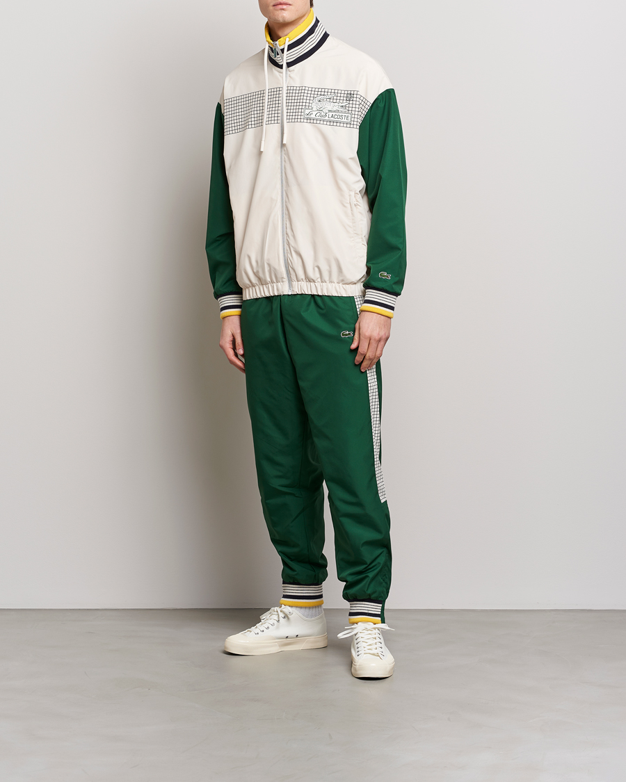 Herre | Bukser | Lacoste | Héritage Striped Trackpants Green/Lapland
