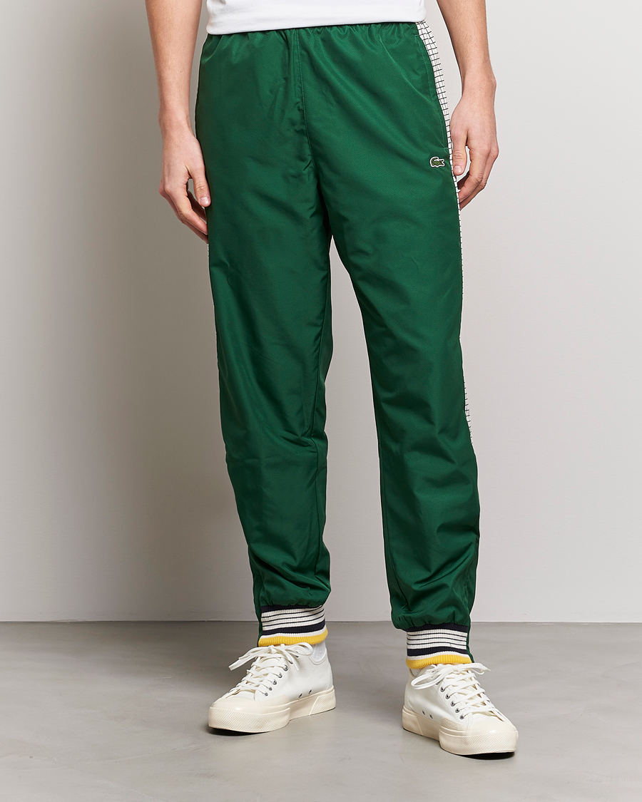 Herre | Bukser | Lacoste | Héritage Striped Trackpants Green/Lapland