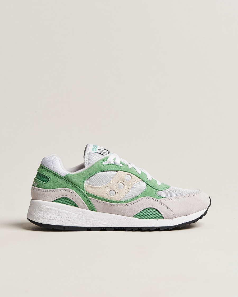 Herre | Saucony Shadow 6000 Sneaker Green/Grey | Saucony | Shadow 6000 Sneaker Green/Grey