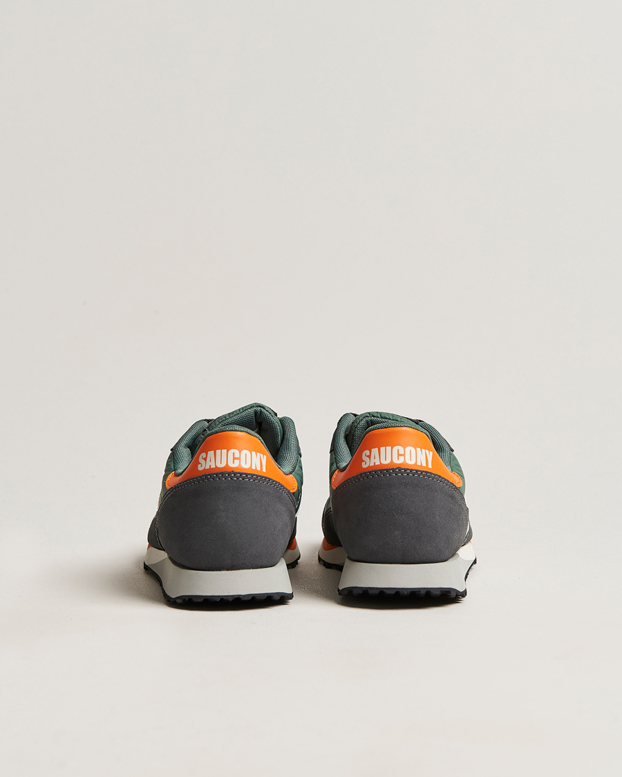 Herre | Saucony DXN Trainer Sneaker Green/White/Orange | Saucony | DXN Trainer Sneaker Green/White/Orange