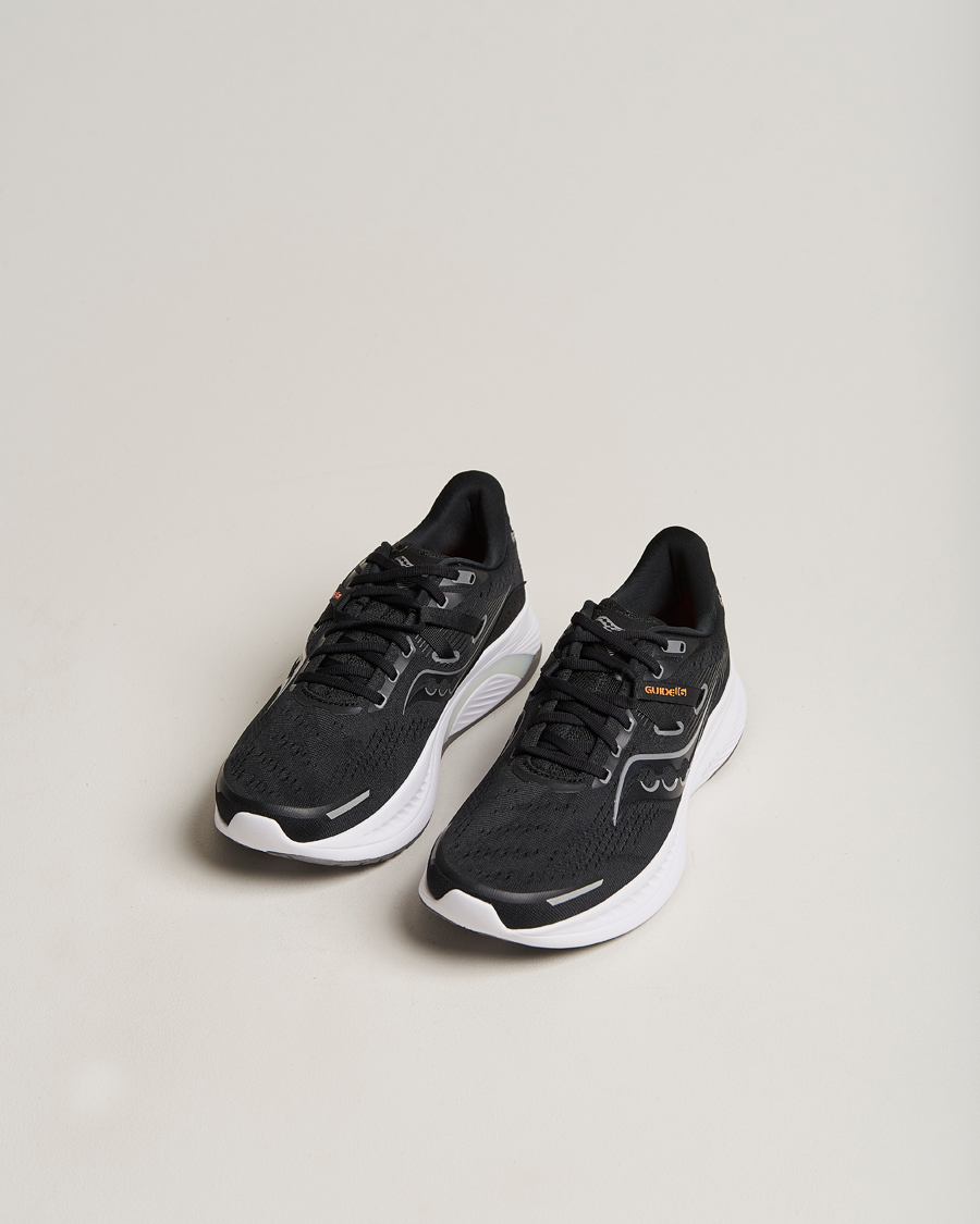 Herre | Sko | Saucony | Guide 16 Running Sneakers Black/White