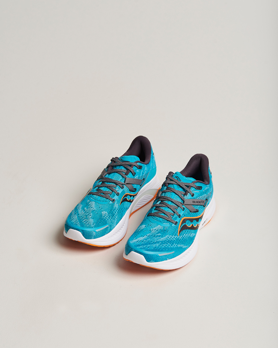 Herre | Saucony Guide 16 Running Sneakers Agave/Marigold | Saucony | Guide 16 Running Sneakers Agave/Marigold