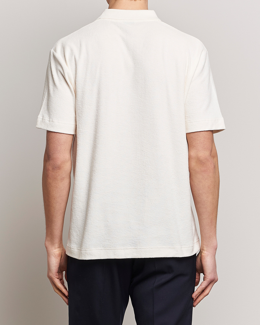 Herre | Pikéer | Sunspel | Towelling Polo Shirt Archive White