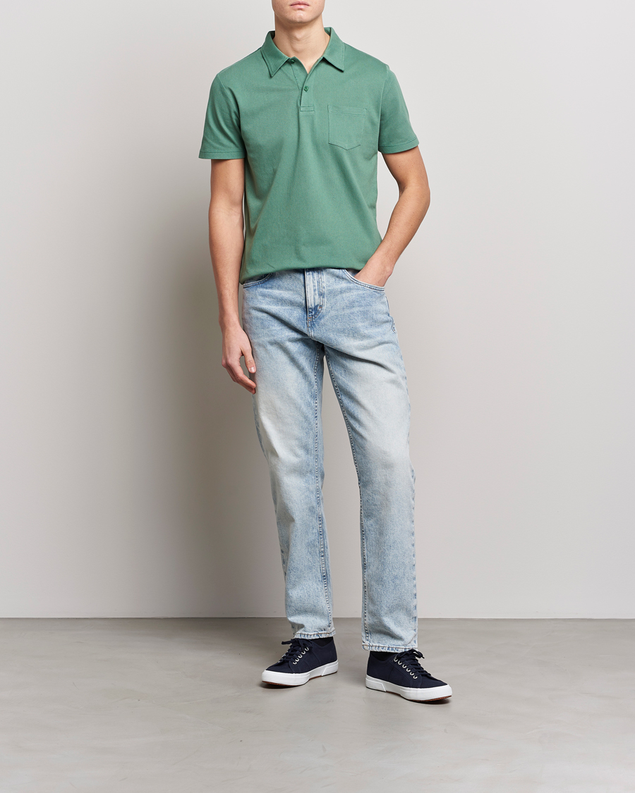 Herre | Pikéer | Sunspel | Riviera Polo Shirt Thyme