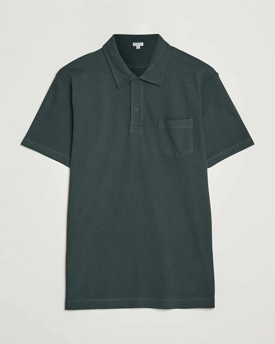 Herre | Pikéer | Sunspel | Riviera Polo Shirt Seaweed